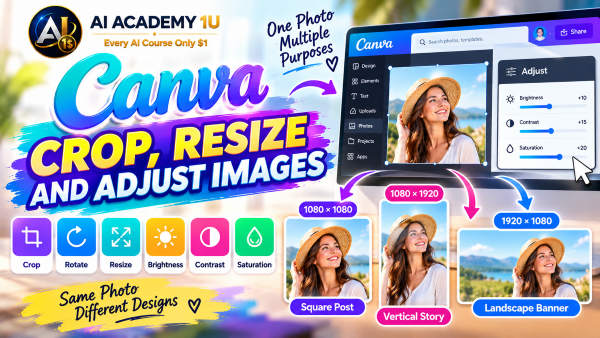 Crop, Resize and Adjust Images