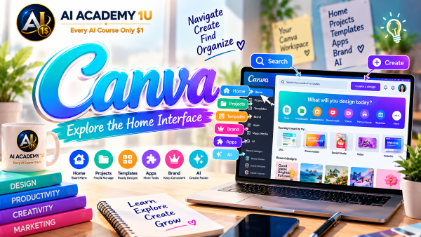 Explore the Canva Home Interface