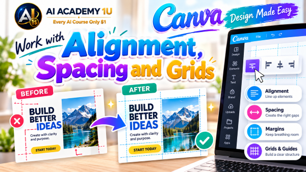 Work with Alignment, Spacing and Grids