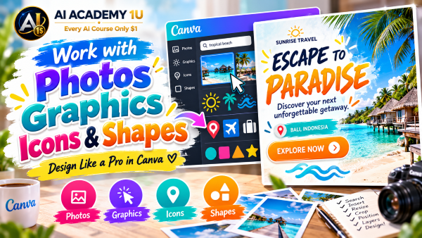 Work with Photos, Graphics, Icons and Shapes