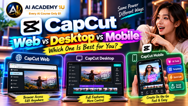 CapCut Web, Desktop and Mobile