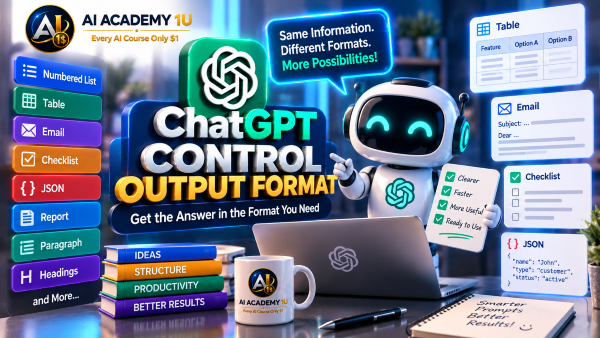 Control Output Format