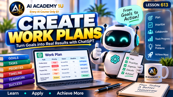 Create Work Plans
