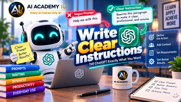 Write Clear Instructions