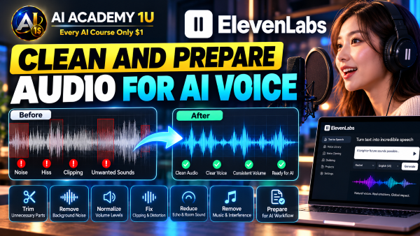 Clean and Prepare Audio for AI Voice