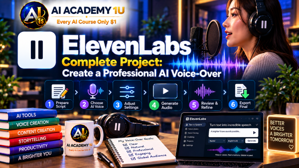 Complete Project: Create a Professional AI Voice-Over