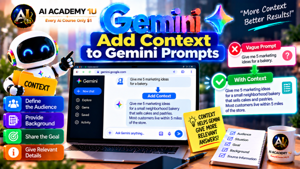 Add Context to Gemini Prompts