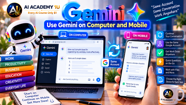 Use Gemini on Computer and Mobile
