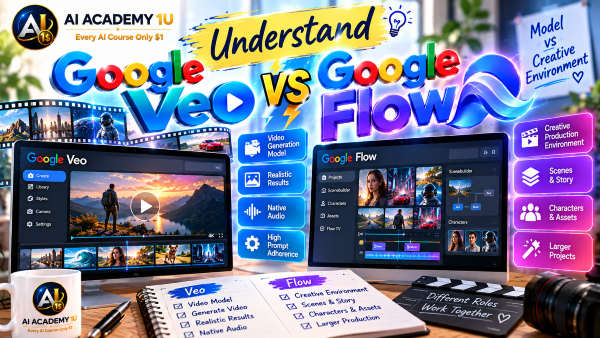 Understand Veo vs Google Flow
