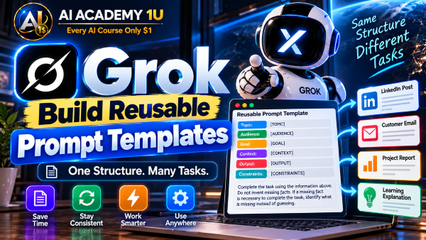 Build Reusable Grok Prompt Templates