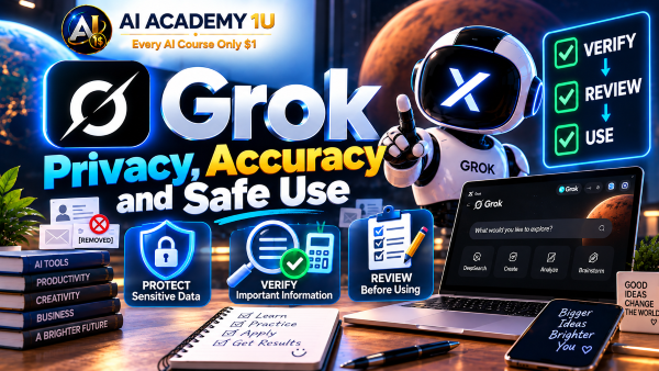 Grok Privacy, Accuracy and Safe Use