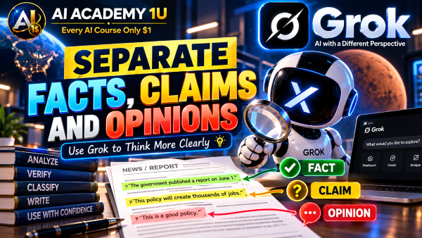Separate Facts, Claims and Opinions