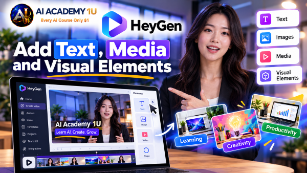 Add Text, Media and Visual Elements
